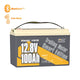 Power Queen 12V 100Ah Low-Temp Smart Deep Cycle Lithium Battery