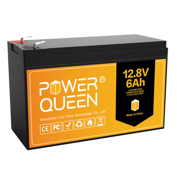 Power Queen 12V 6Ah Deep Cycle Lithium Battery