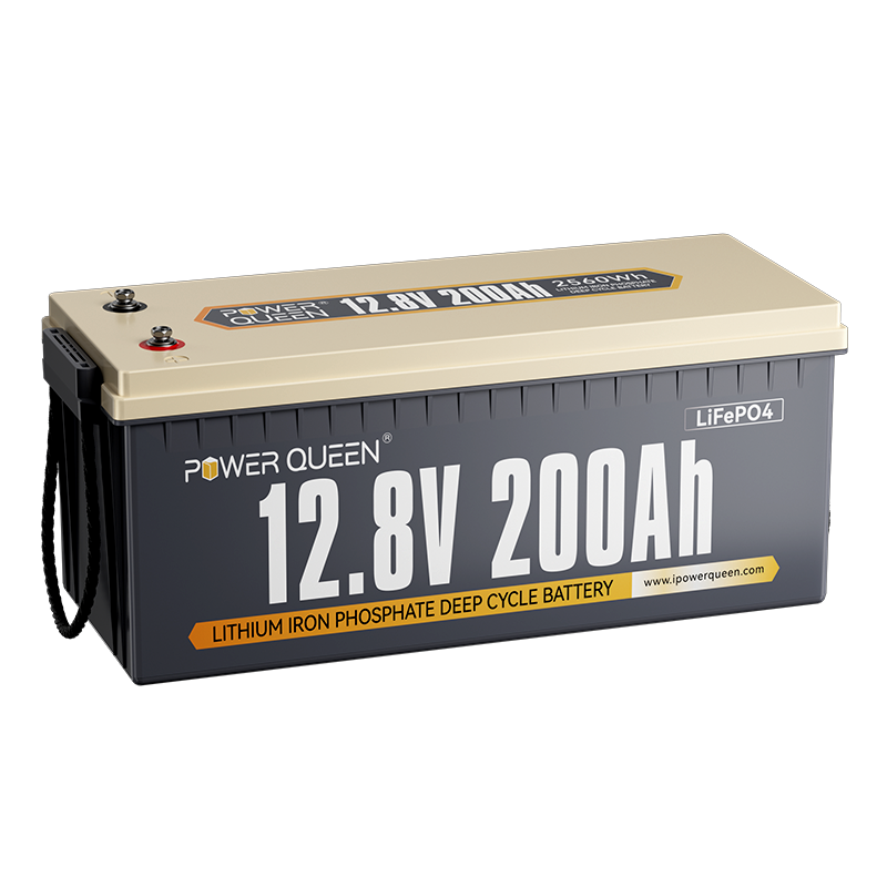 Power Queen 12V 200Ah LiFePO4 Battery