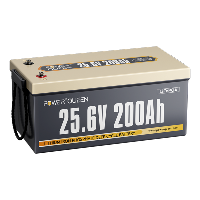 Power Queen 24V 200Ah LiFePO4 Battery