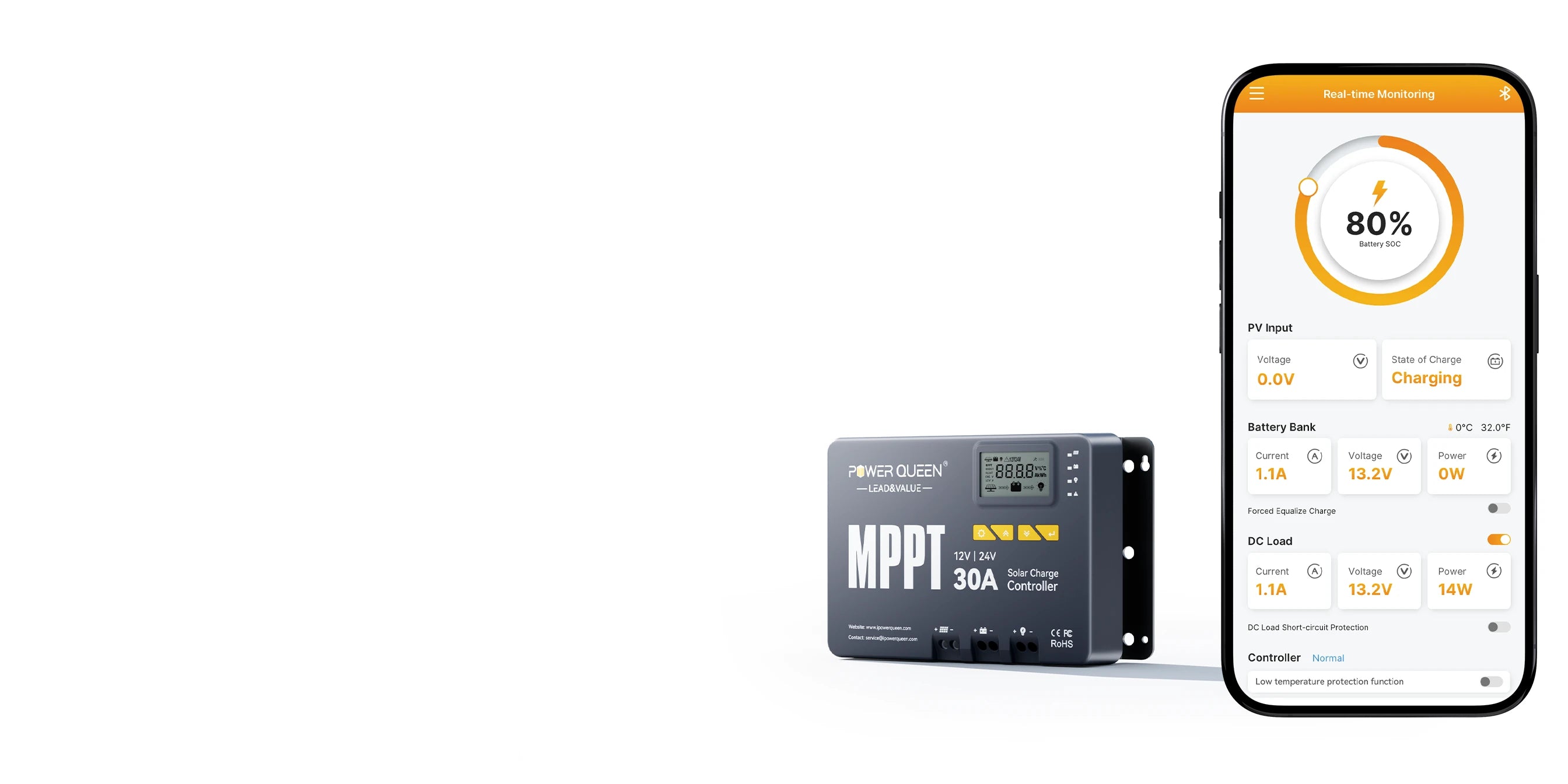 Power Queen Batteries Bluetooth APP