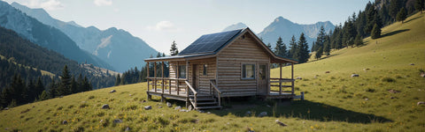 Off Grid Cabin Lithium Battery