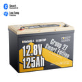 Power Queen 12V 125Ah Group27 Smart Deep Cycle Lithium Battery