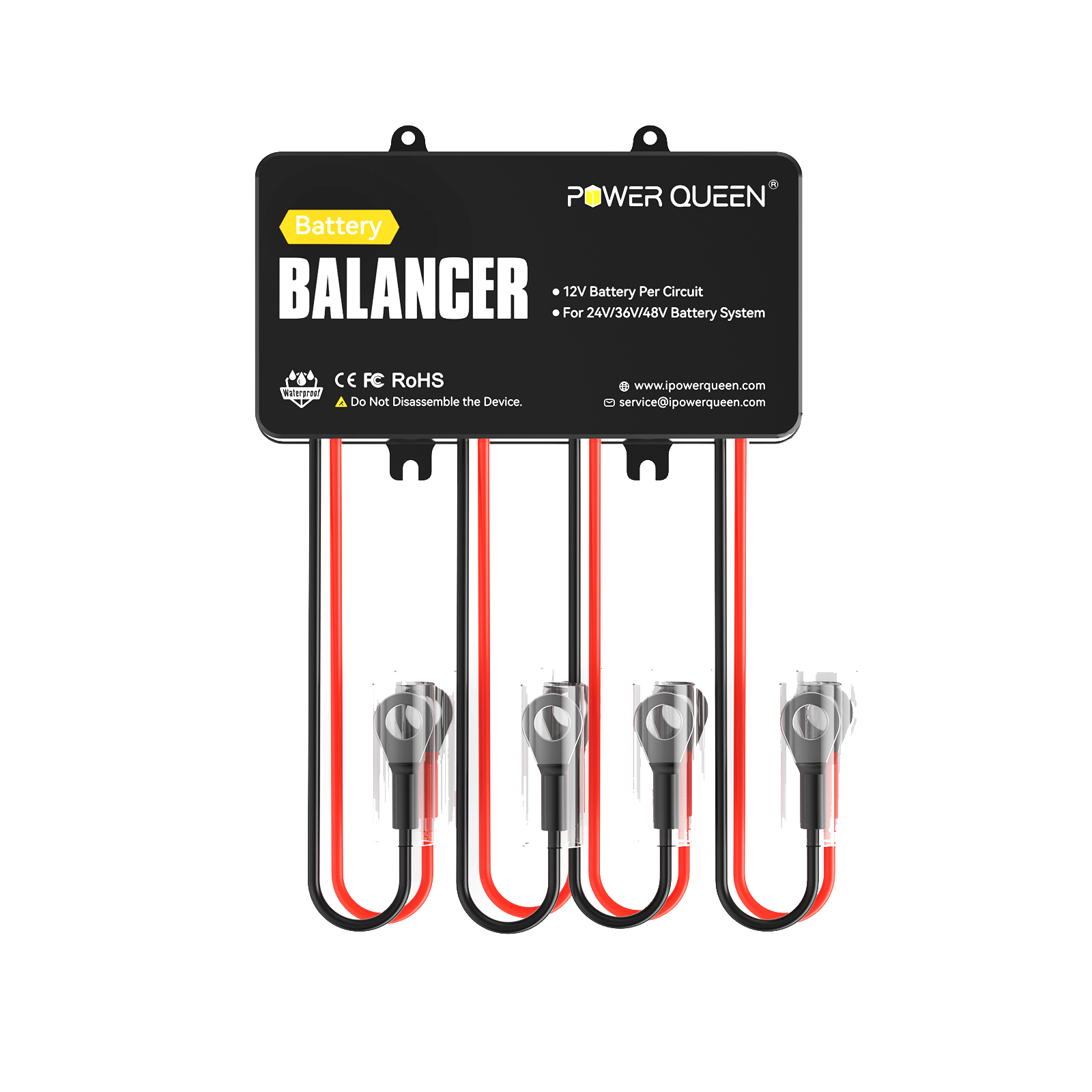 Chargeur de batterie Power Queen 14,6 V 20 A LiFePO4 pour batterie 12 V LiFePO4 