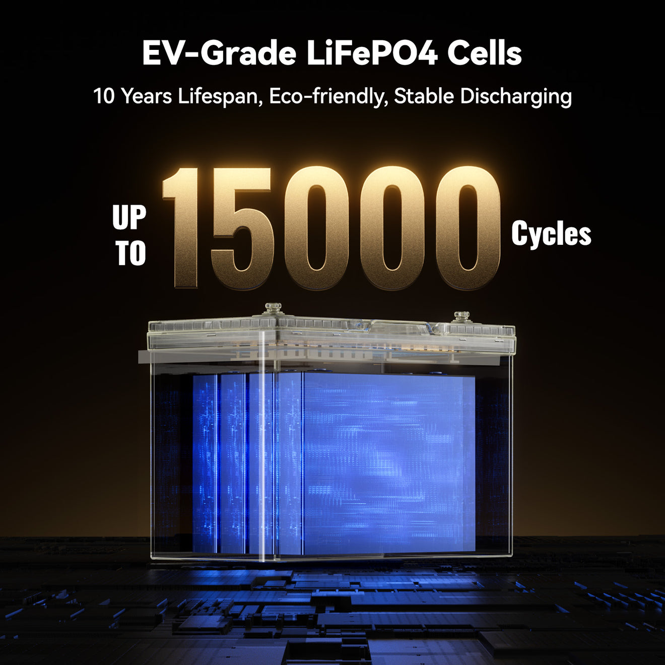 Batterie LiFePO4 Power Queen 12 V 200 Ah