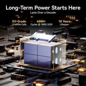 Batterie LiFePO4 Power Queen 12 V 200 Ah