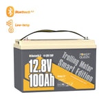 Power Queen 12V 100Ah Low-Temp Smart Deep Cycle Lithium Battery
