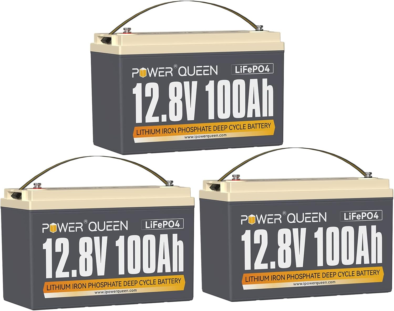 Power Queen 12V 100Ah LiFePO4 Battery