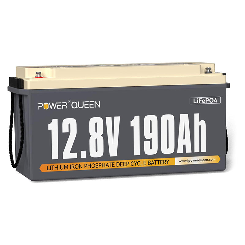 Like New Power Queen 12.8V 190Ah LiFePO4 Battery with 150A BMS