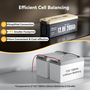 12V 200Ah Plus LiFePO4 Battery