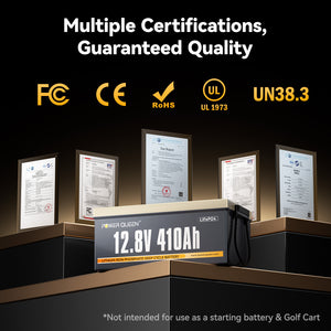Batterie LiFePO4 Power Queen 12 V 410 Ah