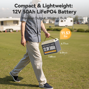 Power Queen 12V 50Ah LiFePO4 Battery