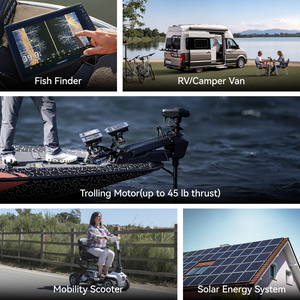 Power Queen 12V 50Ah LiFePO4 Battery