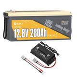 Batterie LiFePO4 Power Queen 12 V 280 Ah à décharge profonde basse température