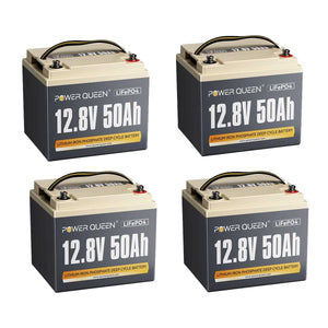 Power Queen 12V 50Ah LiFePO4 Battery