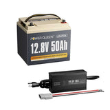 Power Queen 12V 50Ah Deep Cycle LiFePO4 Battery