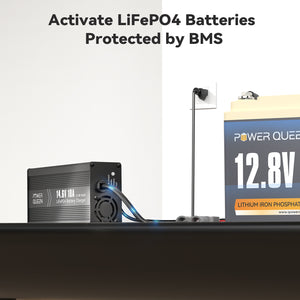[Like New] Power Queen 14.6V 10A LiFePO4 Battery Charger For 12V LiFePO4 Lithium Battery