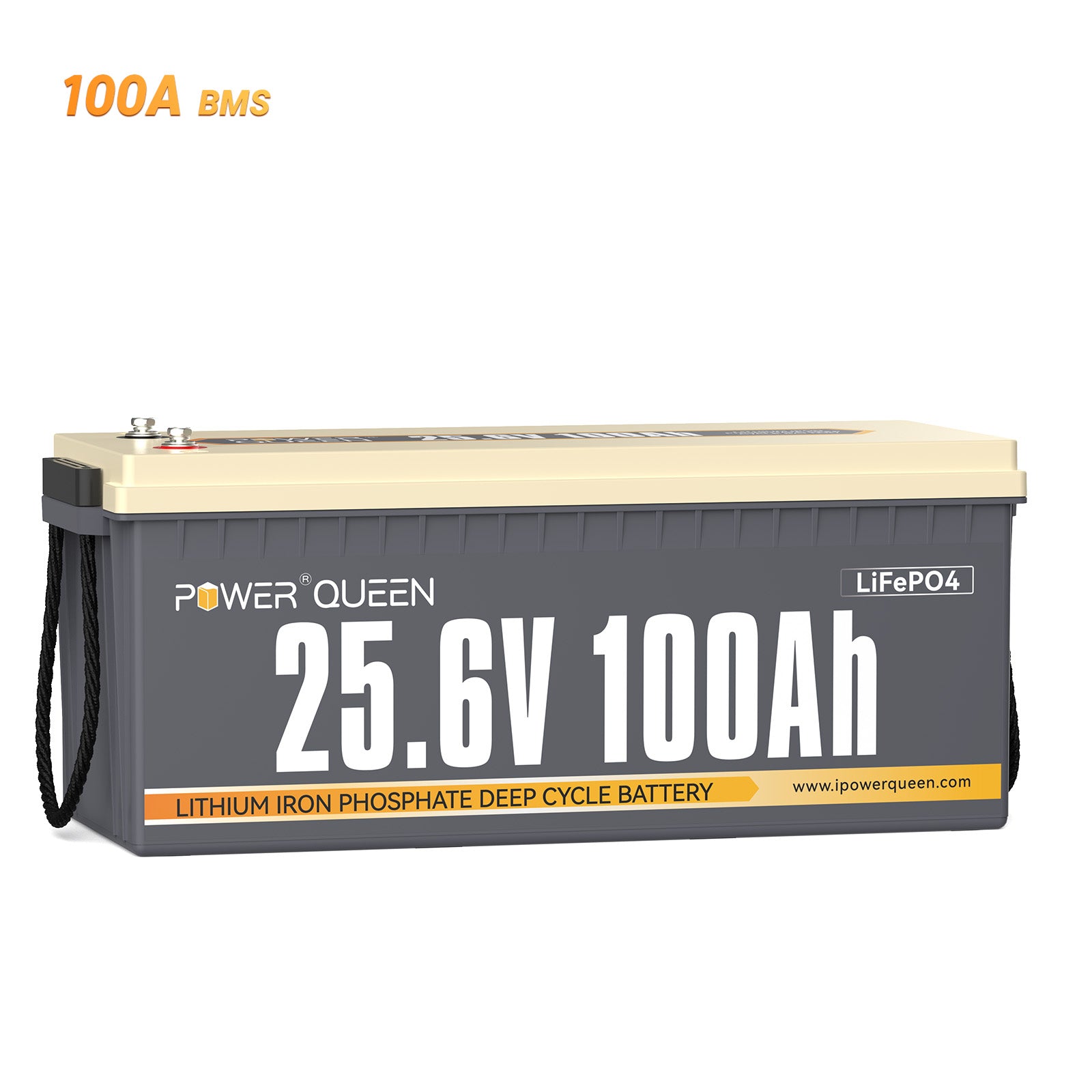 [48-Hour Flash Sale] Power Queen 24V 100Ah LiFePO4 Battery