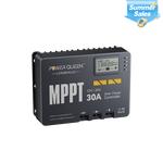Power Queen 12/24V 30 Amp MPPT Solar Charge Controller & Bluetooth Adapter