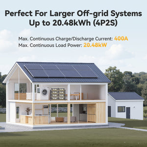 Power Queen 24V 100Ah LiFePO4 Battery