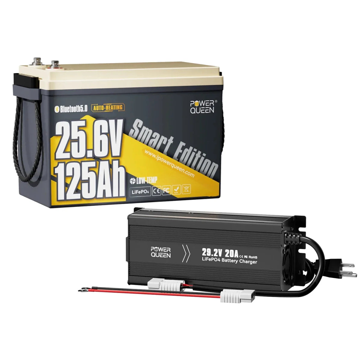 Batterie LiFePO4 Power Queen 12 V 200 Ah