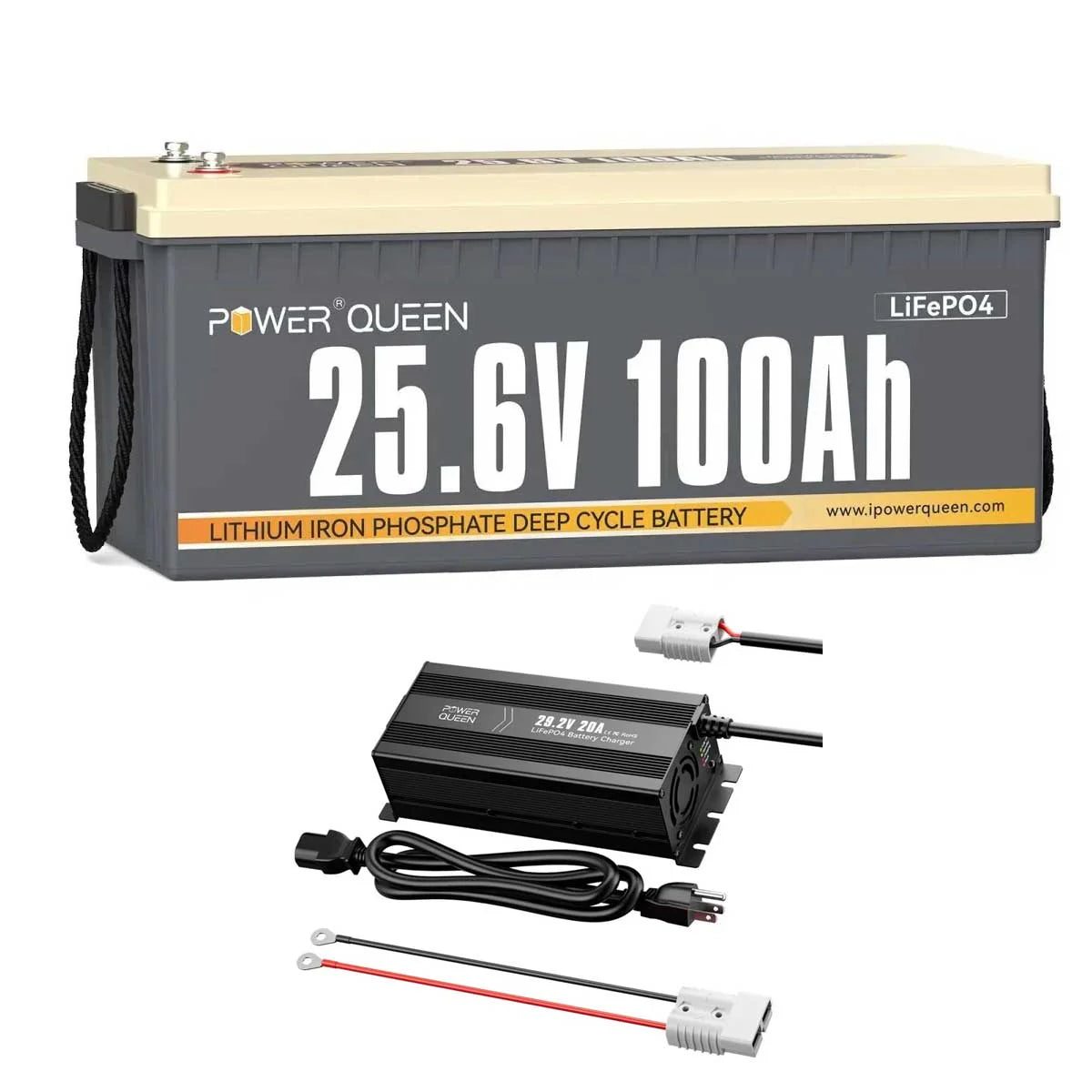 Batterie LiFePO4 Power Queen 24 V 100 Ah