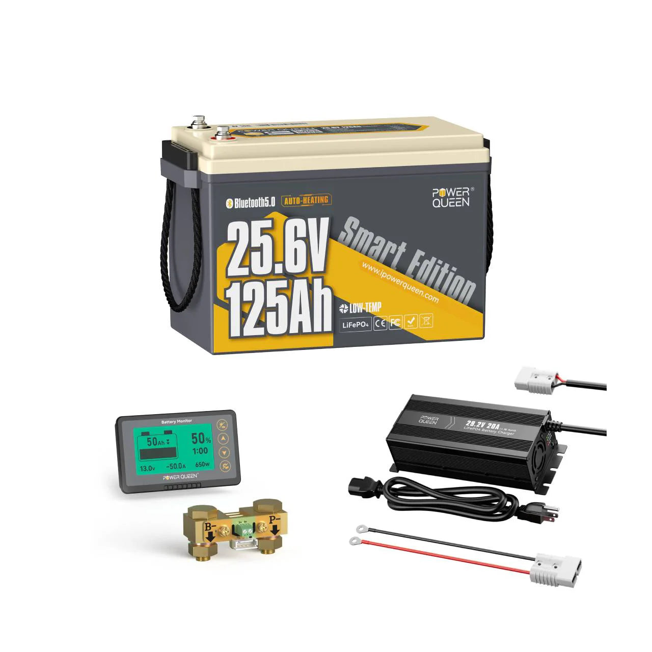 Batterie LiFePO4 Power Queen 12 V 200 Ah