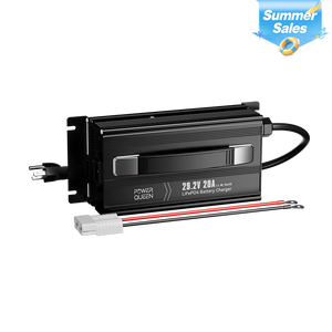 Power Queen 29.2V20A LiFePO4 Battery Charger for 24V LiFePO4 Battery
