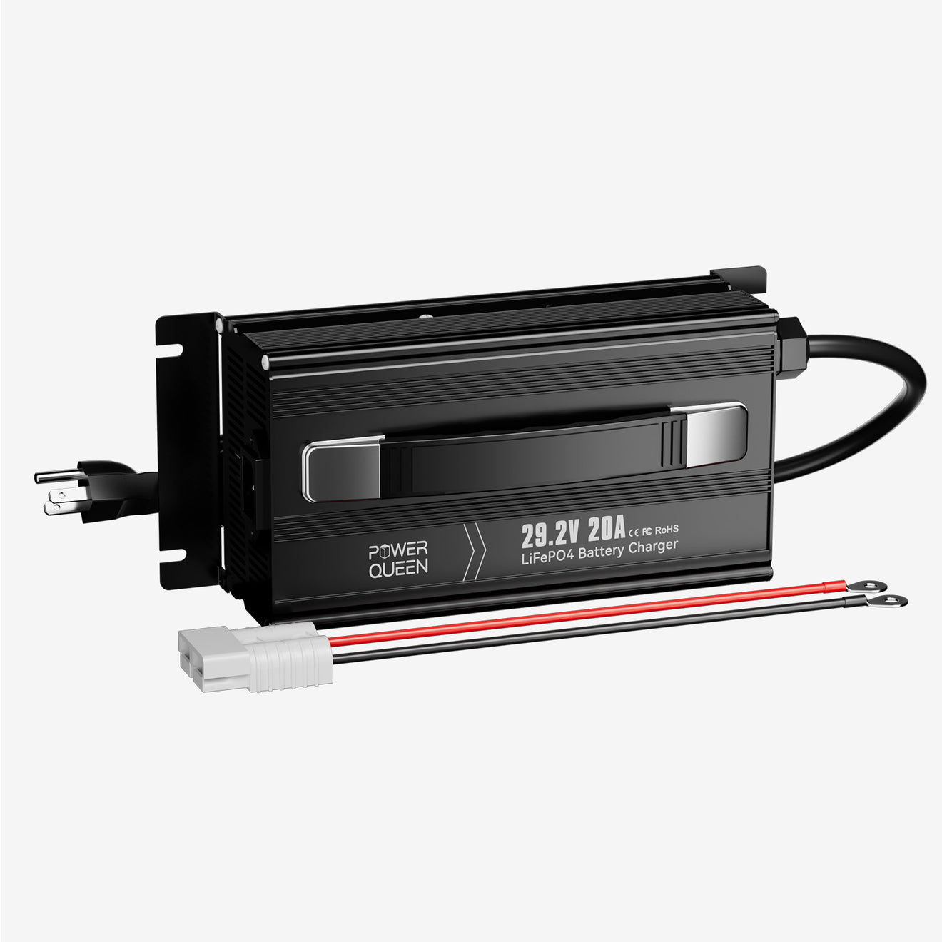 Power Queen 29.2V20A LiFePO4 Battery Charger for 24V LiFePO4 Battery