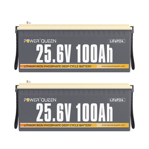 Power Queen 24V 100Ah LiFePO4 Battery