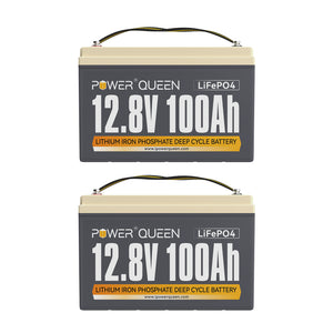 Power Queen 12V 100Ah LiFePO4 Battery