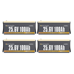 Power Queen 24V 100Ah LiFePO4 Battery
