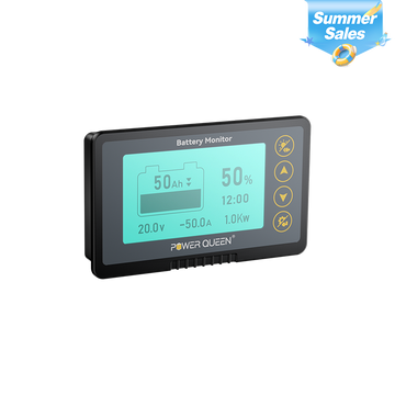 Power Queen 500A Battery Monitor with Shunt