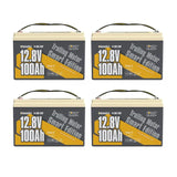 Batterie lithium-ion à décharge profonde Power Queen 12 V 100 Ah, basse température