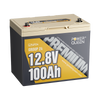 Power Queen 12V 100Ah Group 24 LiFePO4 Battery