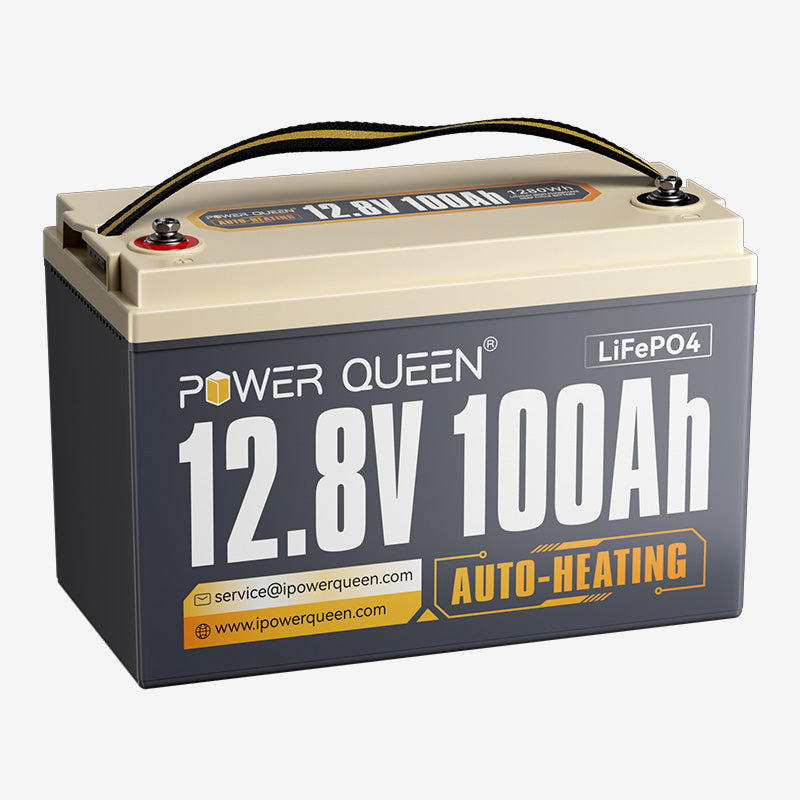 [Très bien] Batterie LiFePO4 auto-chauffante Power Queen 12 V 100 Ah