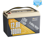 Power Queen 12V 100Ah Low-Temp Deep Cycle Lithium Battery
