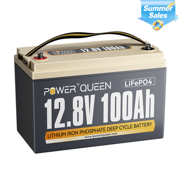 Power Queen 12V 100Ah LiFePO4 Battery