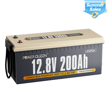 Power Queen 12V 200Ah LiFePO4 Battery