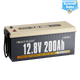 Power Queen 12V 200Ah LiFePO4 Battery