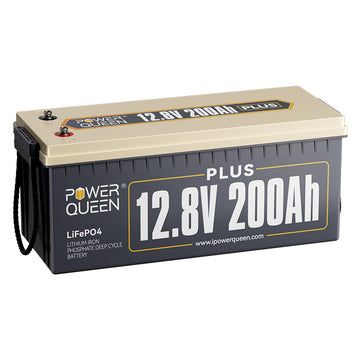 Batterie LiFePO4 Power Queen 12 V 200 Ah Plus