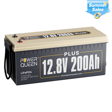 Power Queen 12V 200Ah Plus LiFePO4 Battery