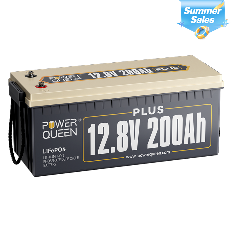 Power Queen 12V 200Ah Plus LiFePO4 Battery