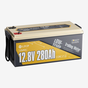 Power Queen 12V 280Ah Low-Temp Deep Cycle LiFePO4 Battery