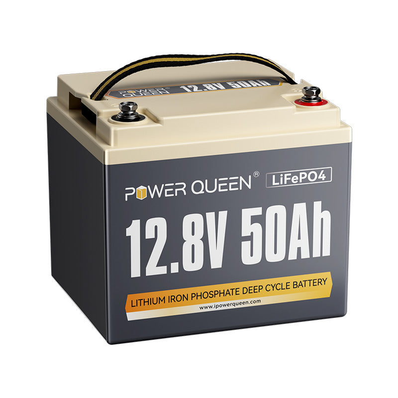 Power Queen 12V 50Ah LiFePO4 Battery