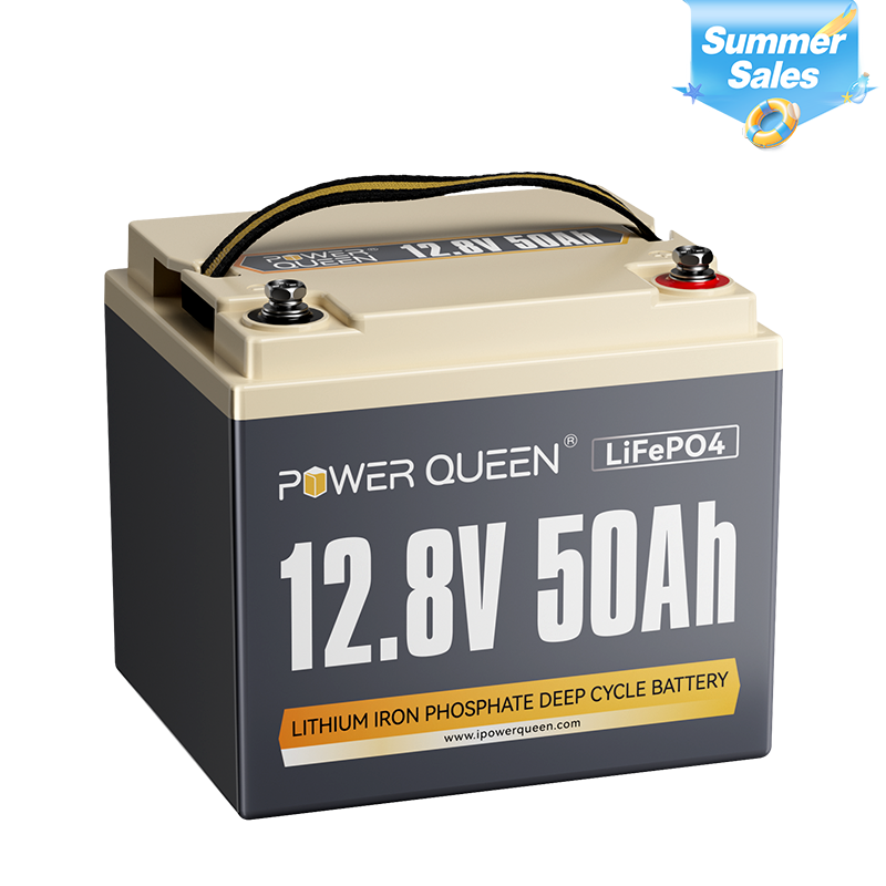 Power Queen 12V 50Ah LiFePO4 Battery