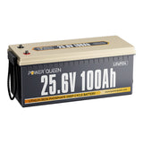 Power Queen 24V 100Ah LiFePO4 Battery