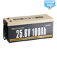 Power Queen 24V 100Ah LiFePO4 Battery