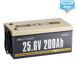 Power Queen 24V 200Ah LiFePO4 Battery