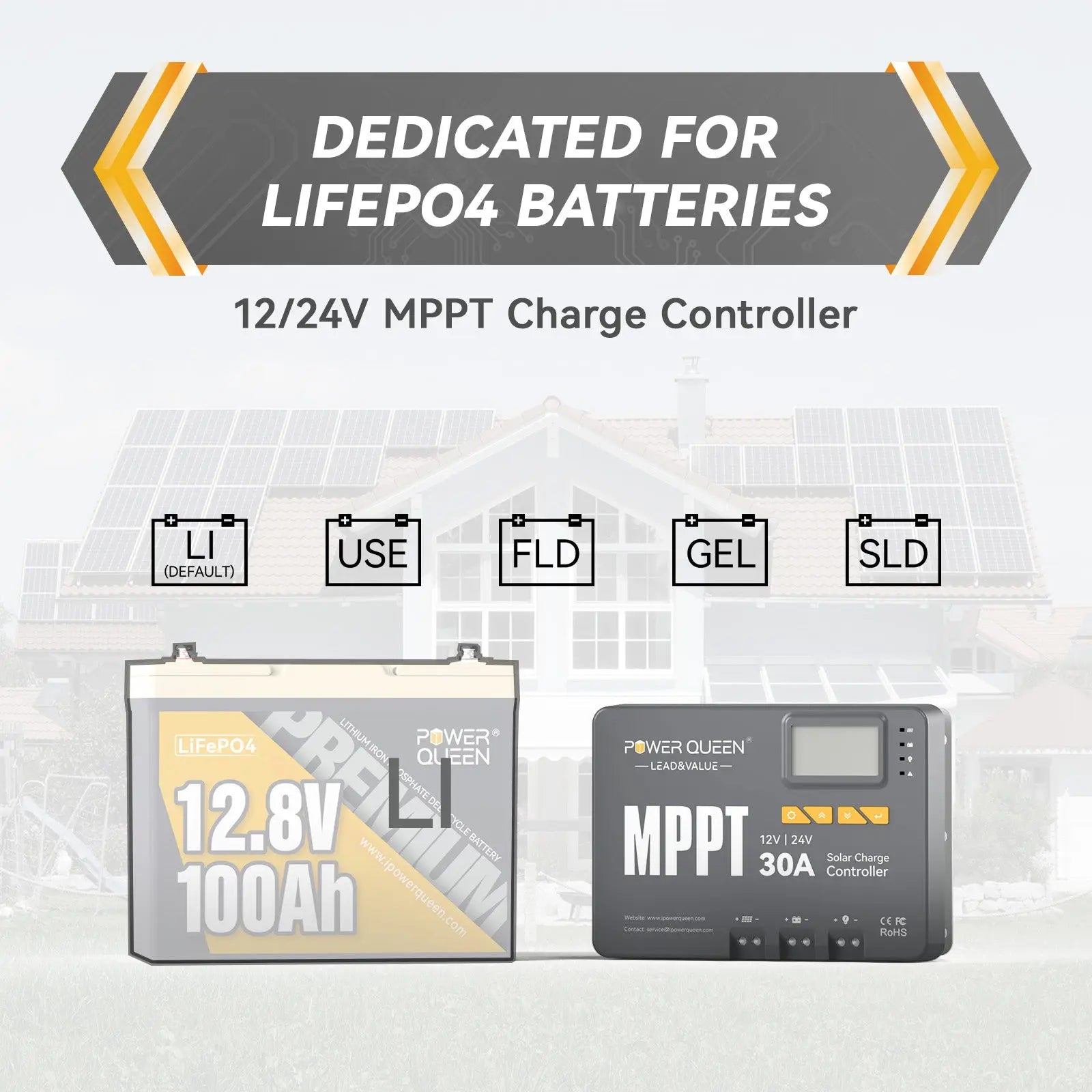 Power-Queen-12V-24V-MPPT-Charge-controller-dedicated-for-LiFePO4-Battery